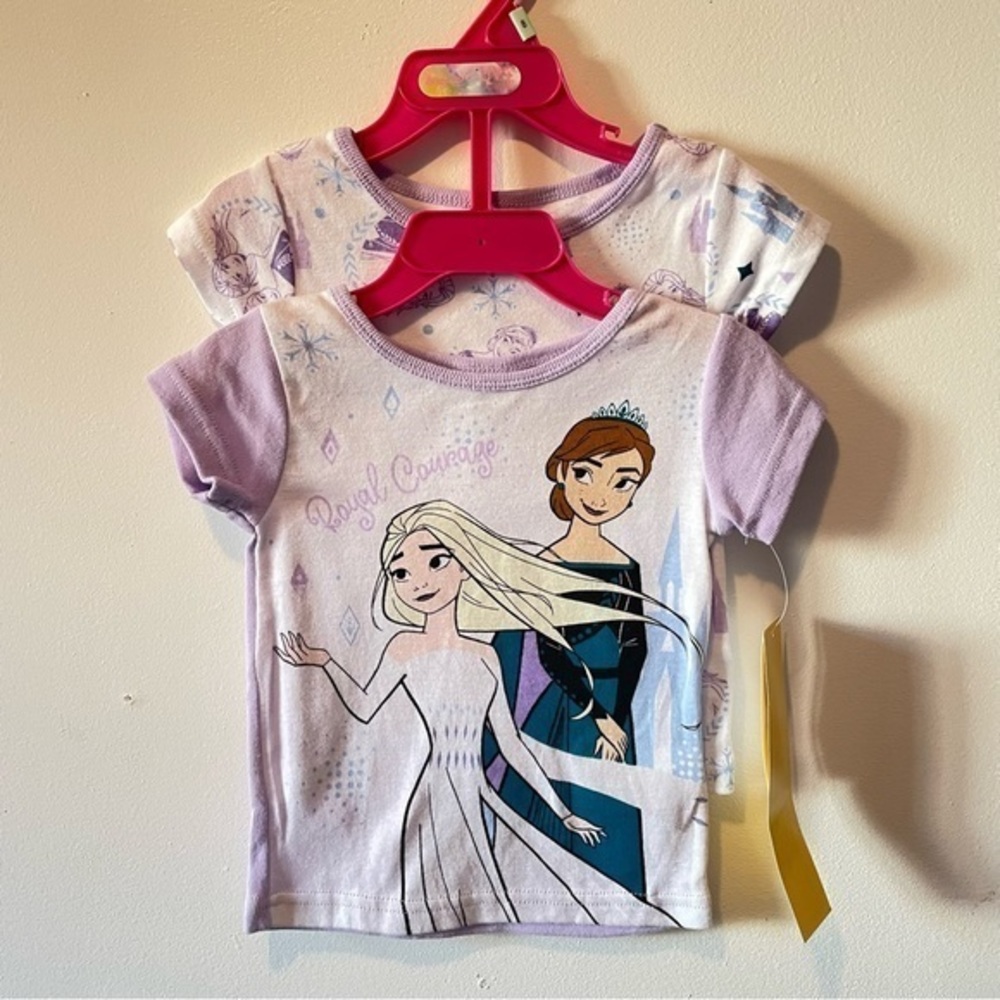 Toddlers Princess Elsa & Anna 2 Piece Pajama Tops size 2T
